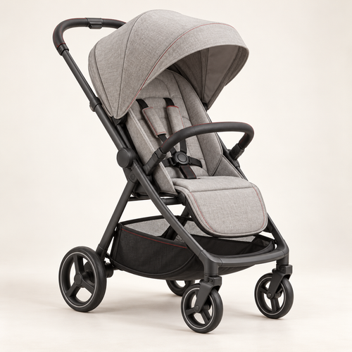 AI concept image of Myvikcar City Glide Compact Stroller in Gray